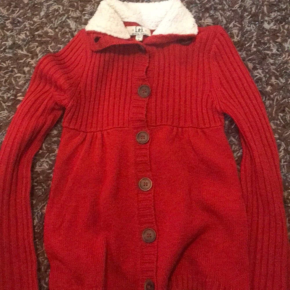 Girls sweater cardigan size s